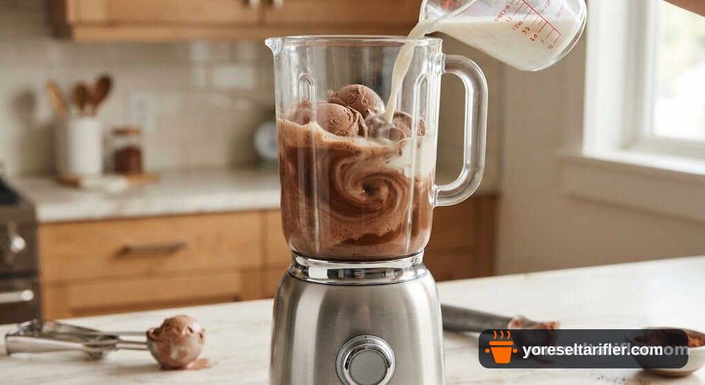 Kahveli Milkshake Tarifi — Adım 3