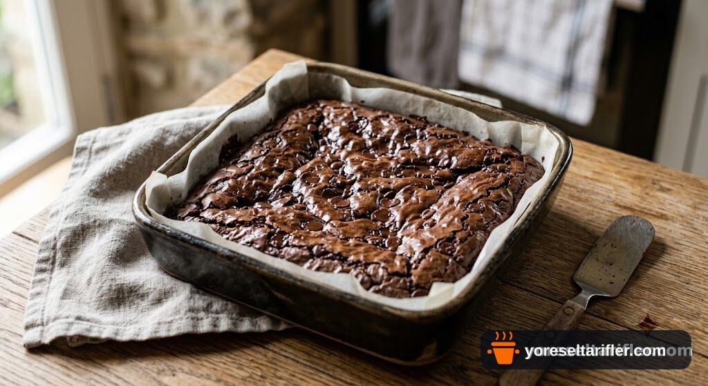 Kakao ve Damla Çikolata Brownie Tarifi — Adım 3