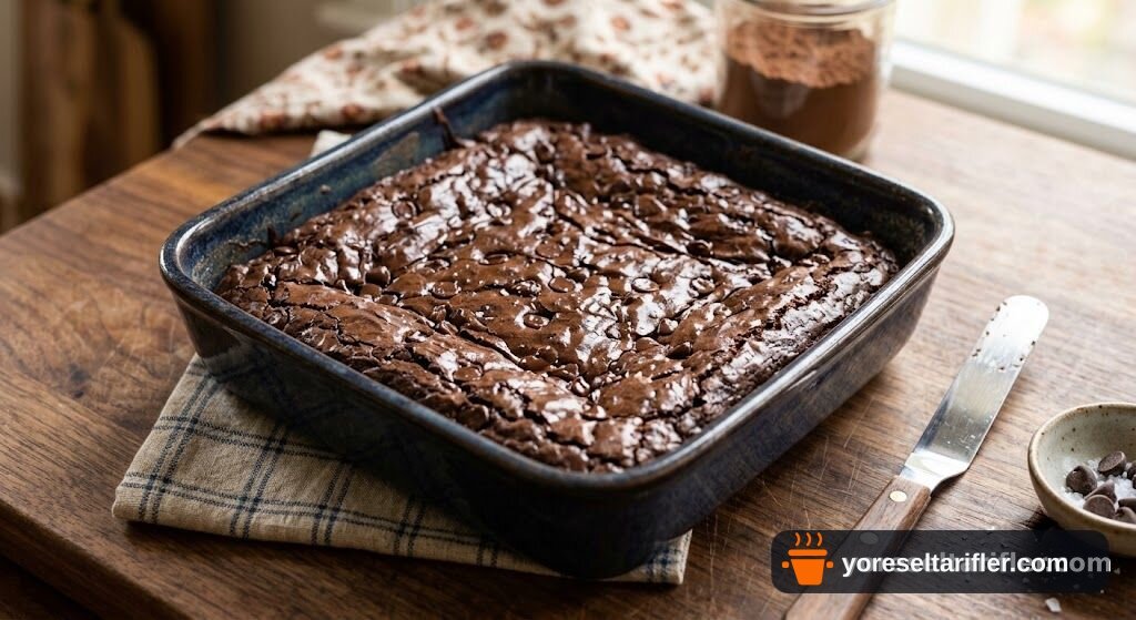 Kakao ve Damla Çikolata Brownie Tarifi — Adım 4