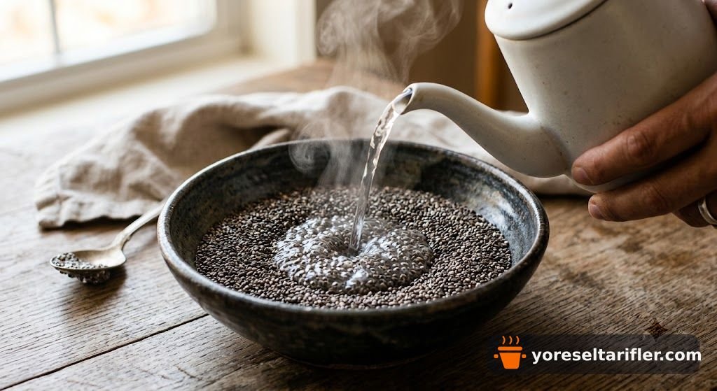 Kakao ve Dutlu Vegan Pankek Tarifi — Adım 1