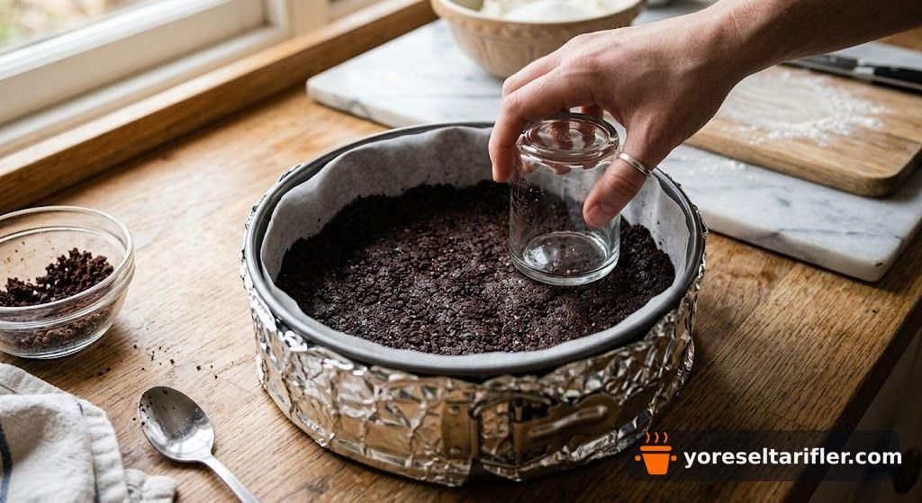 Kakaolu Bisküvili Cheesecake Tarifi — Adım 2