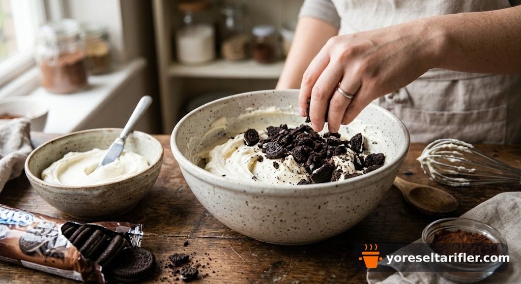 Kakaolu Bisküvili Cheesecake Tarifi — Adım 5
