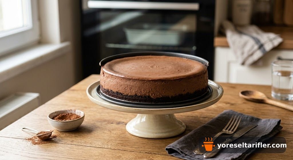 Kakaolu Bisküvili Cheesecake Tarifi — Adım 9