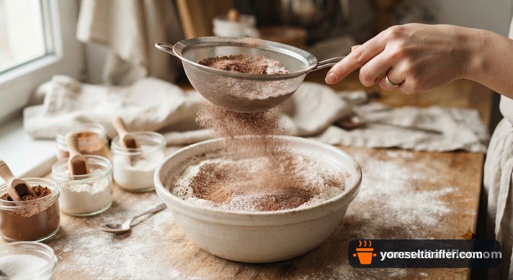 Kakaolu Muzlu Yumuşak Muffin Tarifi — Adım 3