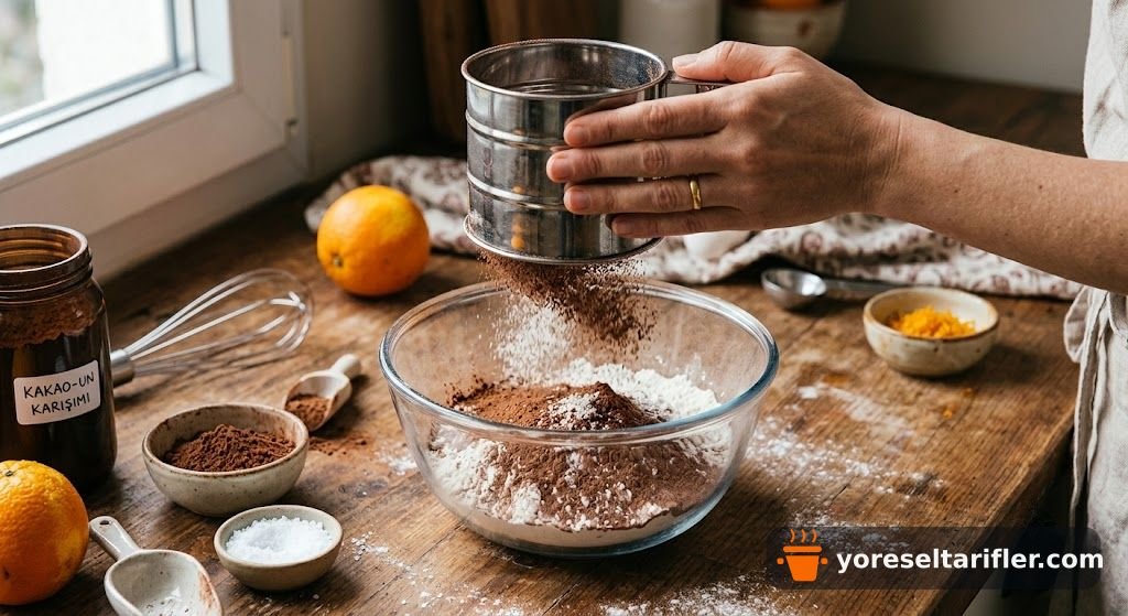 Kakaolu Portakallı Ekmek Tarifi — Adım 1