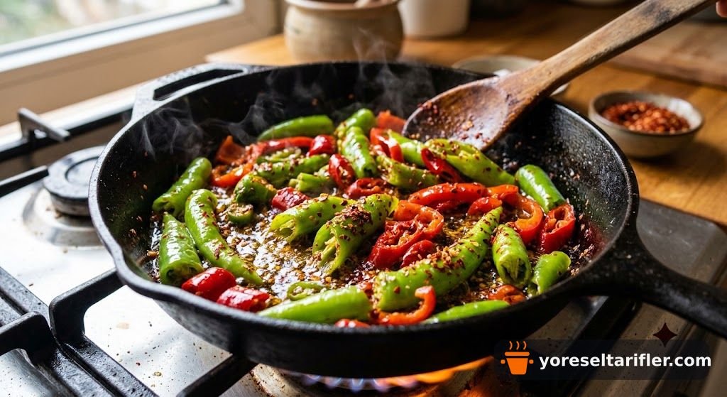 Kale Biberi Mezesi Tarifi — Adım 5