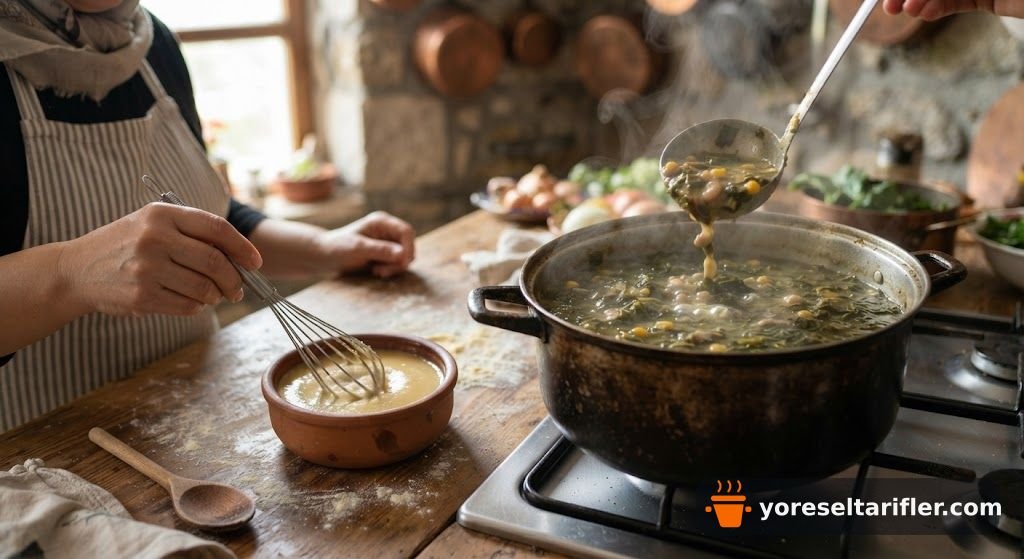 Karadeniz Usulü Karalahana Çorbası Tarifi — Adım 4
