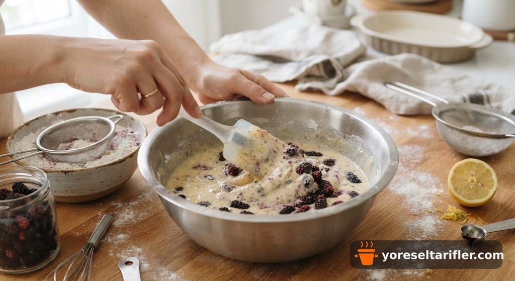 Karadutlu Limonlu Yumuşak Kek Tarifi — Adım 3