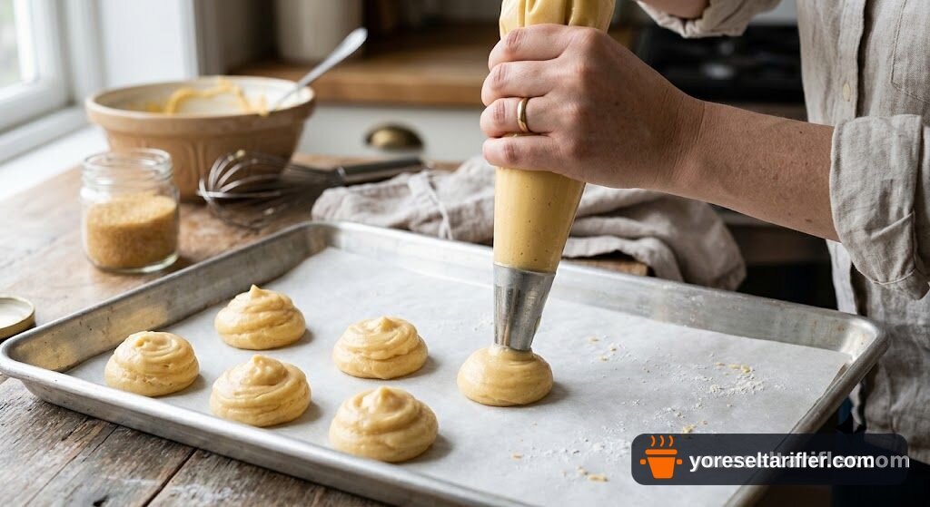 Karamel Kıtırlı Cream Puff Tarifi — Adım 7