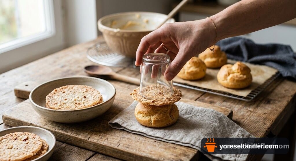 Karamel Kıtırlı Cream Puff Tarifi — Adım 8