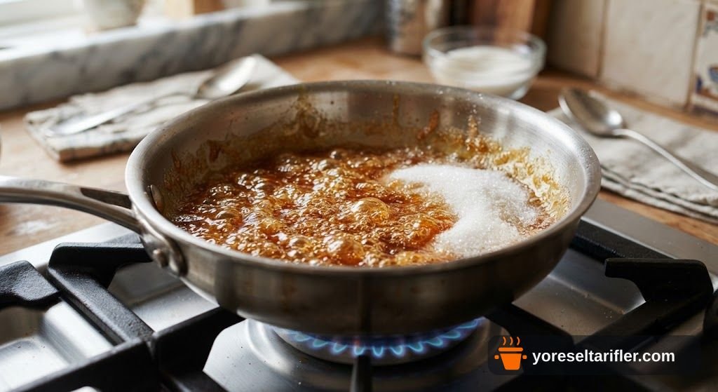 Karamelli Yumuşacık Muhallebi Tarifi — Adım 5