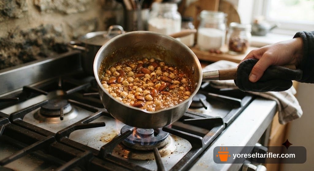 Karamelli Yumuşacık Muhallebi Tarifi — Adım 6