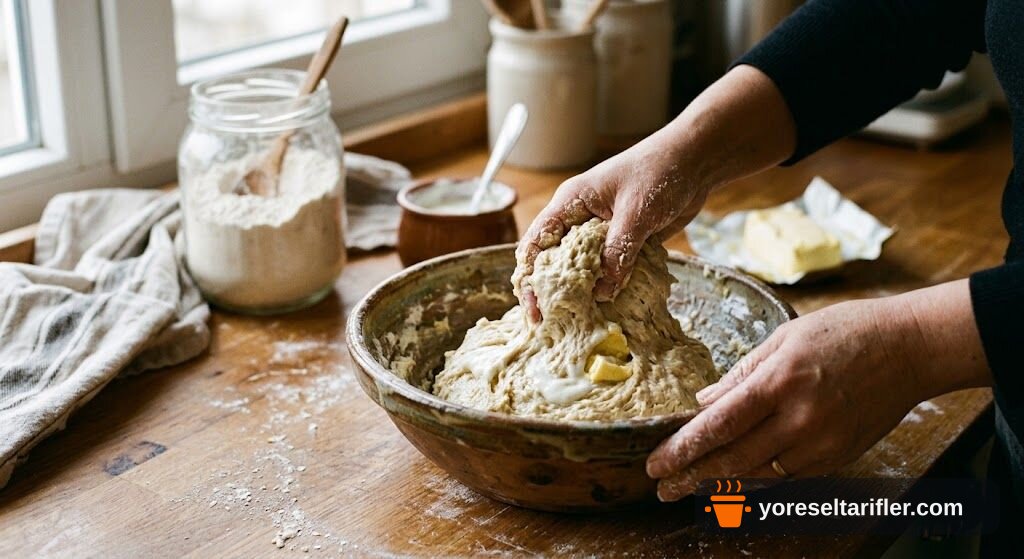 Karbonatlı Peynirli Dereotlu Çörek Tarifi — Adım 3