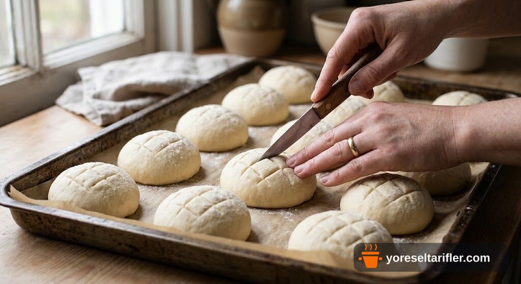 Karbonatlı Peynirli Dereotlu Çörek Tarifi — Adım 5