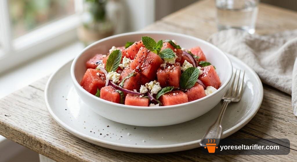 Karpuz ve Peynir Salatası Tarifi — Adım 4