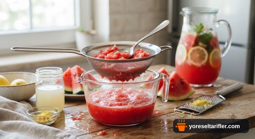 Karpuzlu Ferah Limonata Tarifi — Adım 1