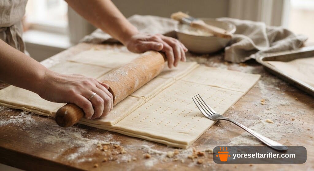 Kaşarlı Domatesli Milföy Tarifi — Adım 4
