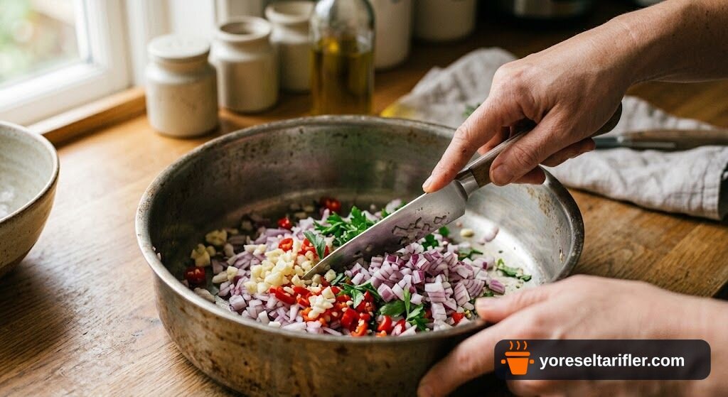 Kaşarlı Fıstıklı Tepsi Kebabı Tarifi — Adım 1