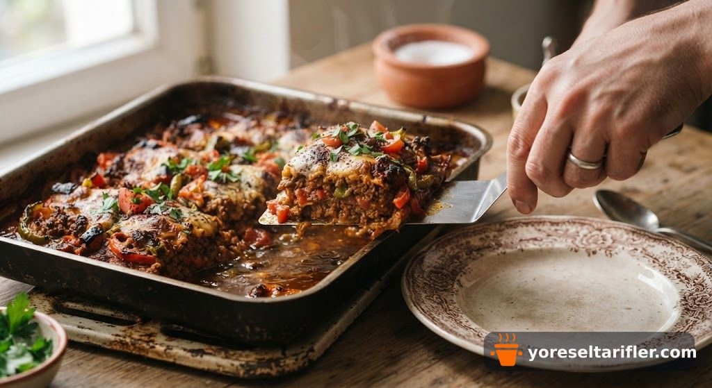 Kaşarlı Fıstıklı Tepsi Kebabı Tarifi — Adım 6
