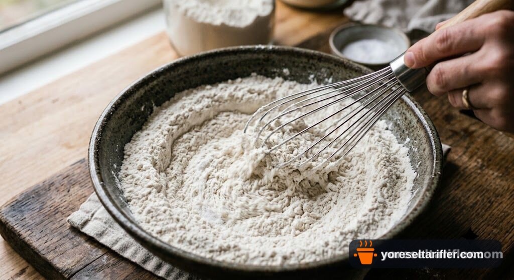Kaşarlı Garnitürlü Çörek Tarifi — Adım 2