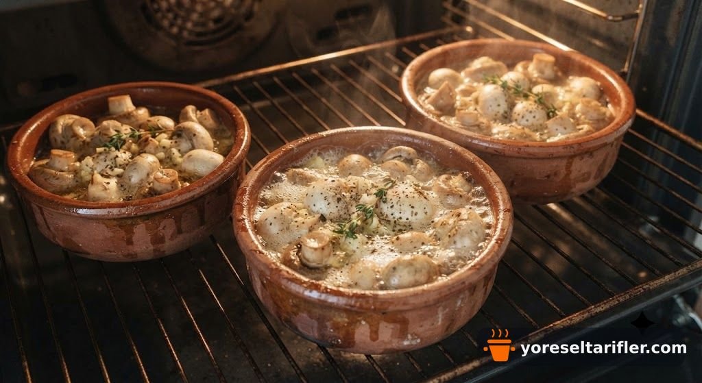Kaşarlı Mantar Güveç Tarifi — Adım 3