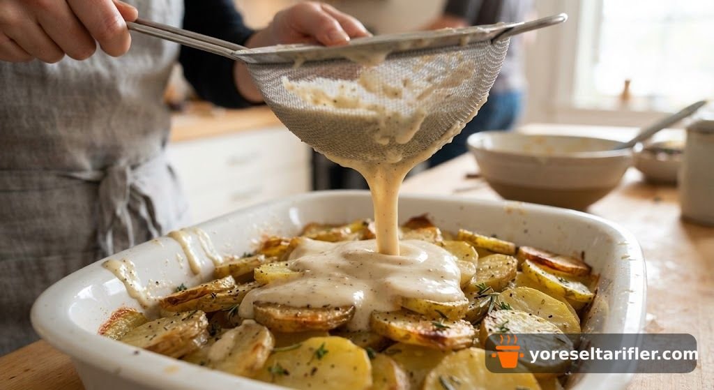 Kaşarlı Yıldız Patates Tarifi — Adım 3