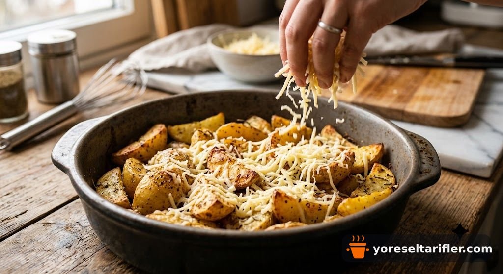 Kaşarlı Yıldız Patates Tarifi — Adım 5