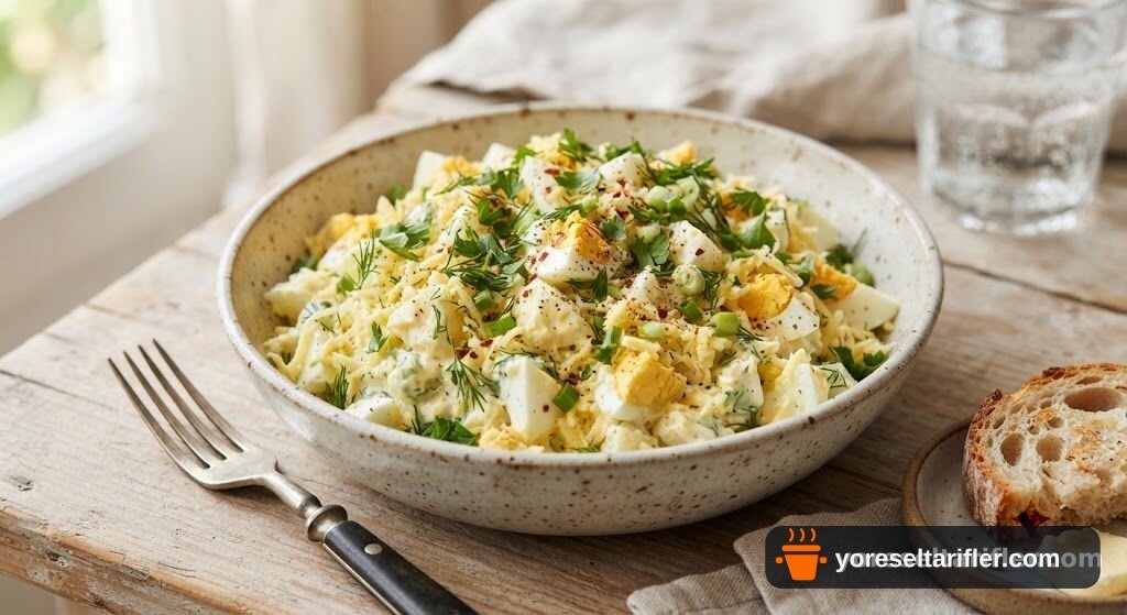 Kaşarlı Yumurta Salatası Tarifi — Adım 2