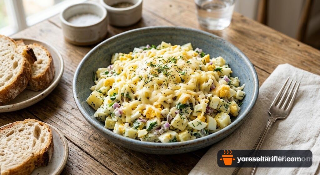 Kaşarlı Yumurta Salatası Tarifi — Adım 6