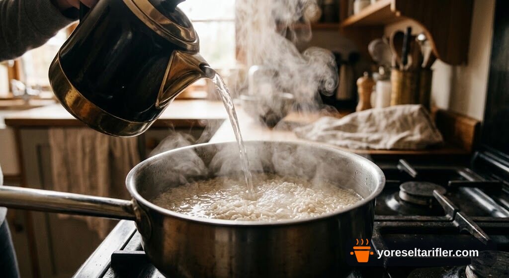 Kat Kat Kuzu Etli Çevirme Pilavı Tarifi — Adım 11