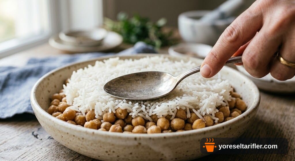 Kat Kat Kuzu Etli Çevirme Pilavı Tarifi — Adım 9