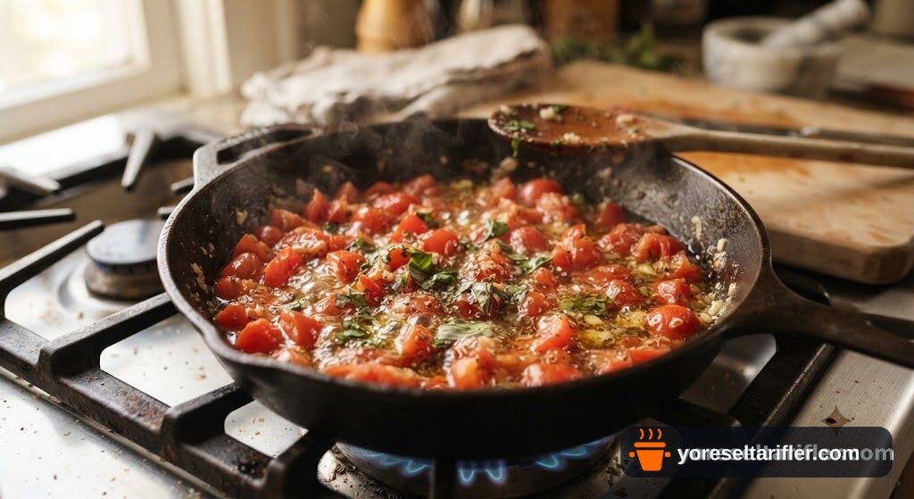 Kavrulmuş Köz Patlıcan Salatası Tarifi — Adım 4