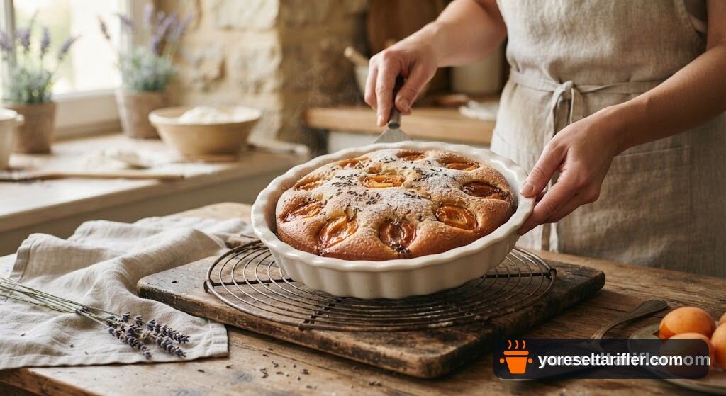 Kayısı ve Lavanta Kek Tarifi — Adım 8