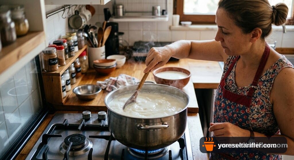 Keçi Sütüyle Hazırlanan Doygun Mama Tarifi — Adım 2
