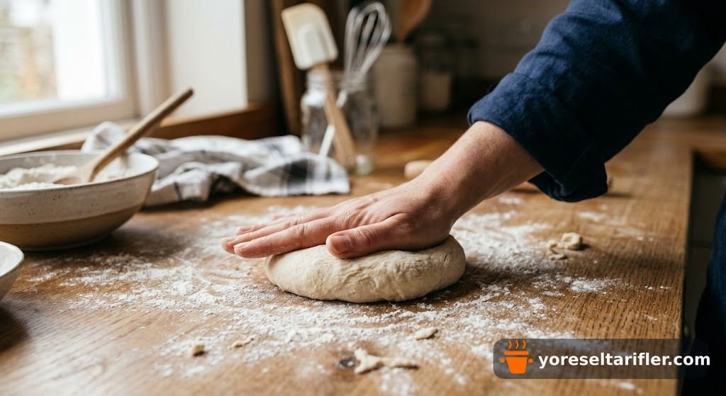 Keçiboynuzu Özlü Şekersiz Damla Çikolatalı Kurabiye Tarifi — Adım 7