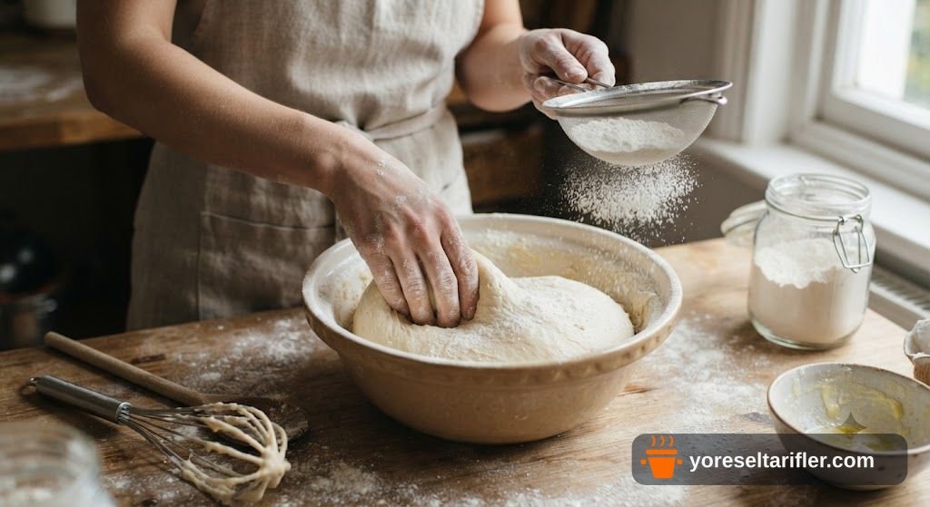 Keçiboynuzu Pekmezli Bıyık Kek Tarifi — Adım 3