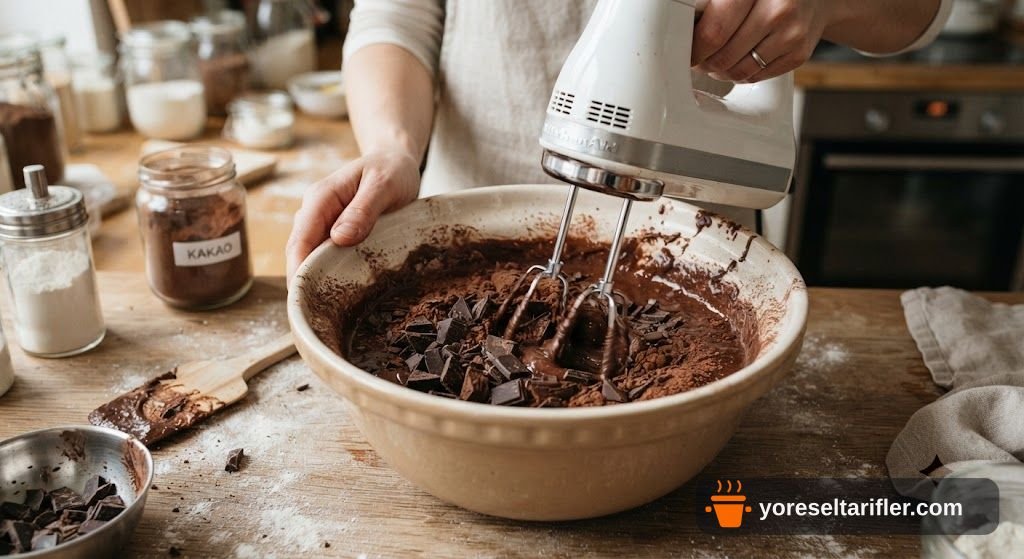 Keçiboynuzu Pekmezli Bıyık Kek Tarifi — Adım 4
