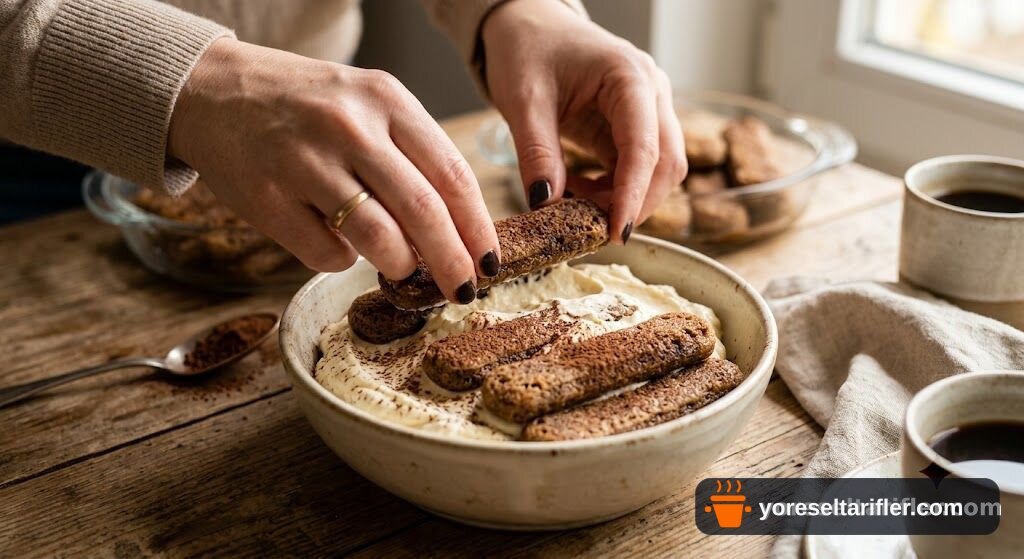 Kedi Dilli Kremalı Tiramisu Tarifi — Adım 7