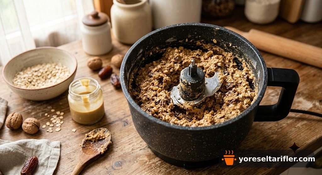 Kefirli Tahinli Yulaf Kurabiyesi Tarifi — Adım 3