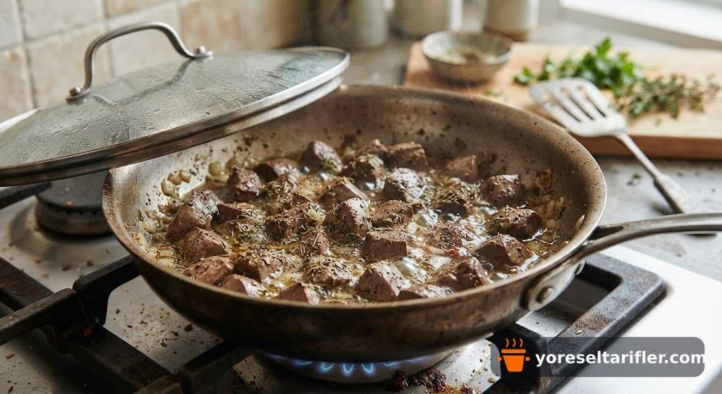 Kekikle Harmanlanmış Ciğer Sote Tarifi — Adım 1