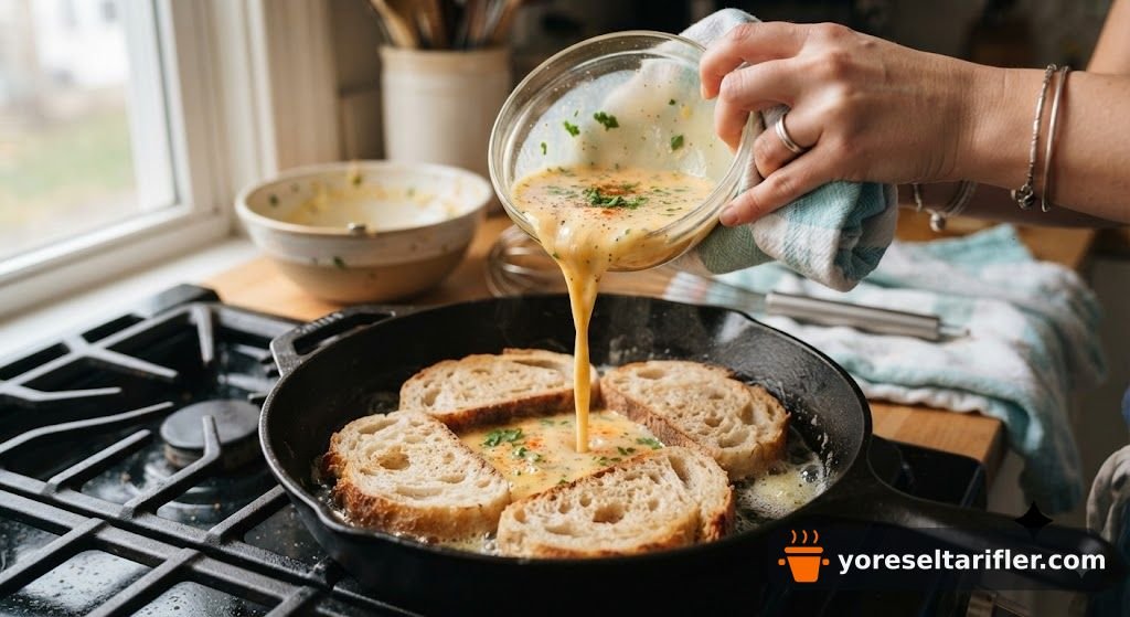 Kepek Ekmekli Yumurtalı Pizza Tarifi — Adım 5