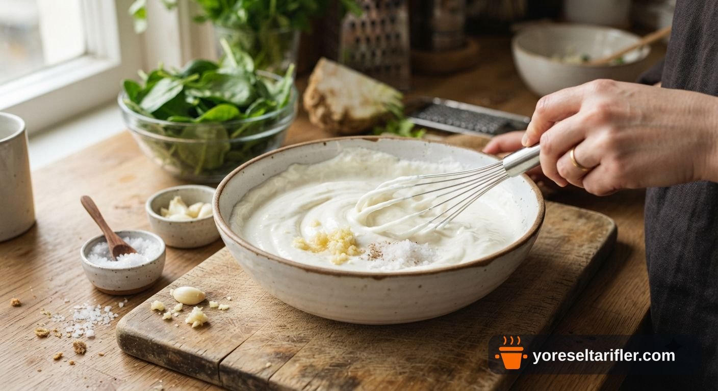 Kerevizli Ispanak Salatası Tarifi — Adım 4