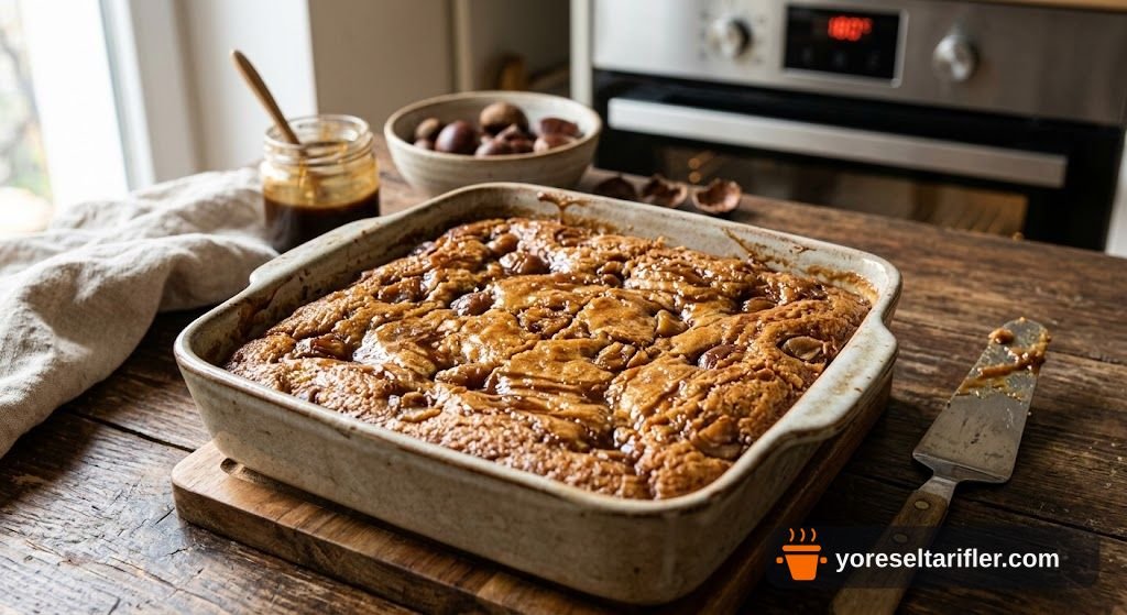Kestane Pekmeziyle Karamelli Blondie Tarifi — Adım 6