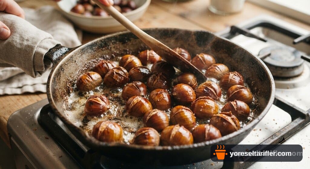 Kestaneli ve Kuş Üzümlü Pilav Tarifi — Adım 2