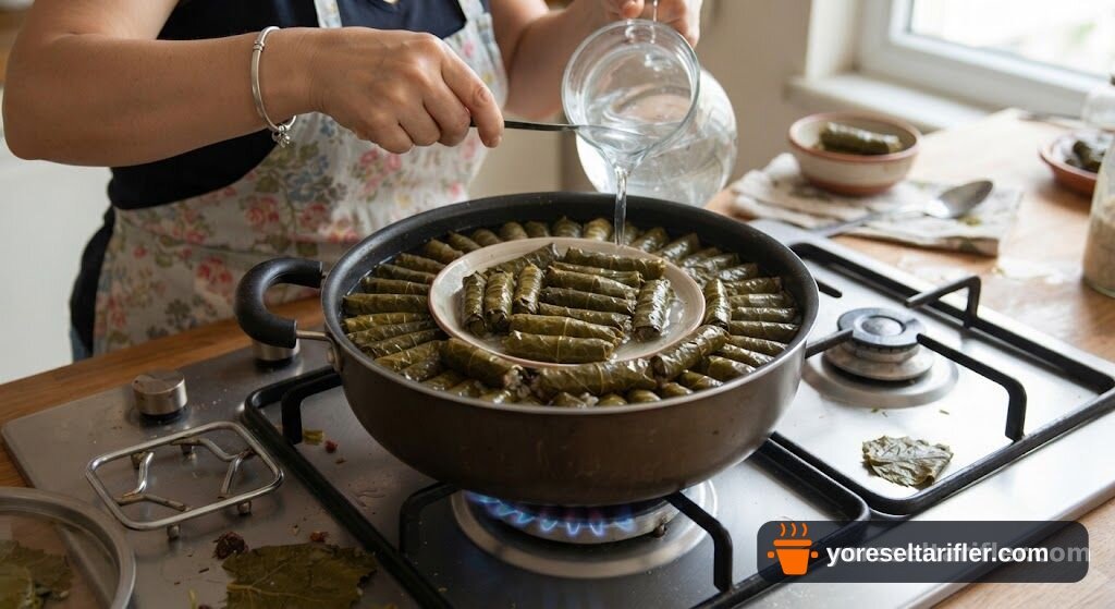 Kilis Usulü Zeytinyağlı Yaprak Sarma Tarifi — Adım 6