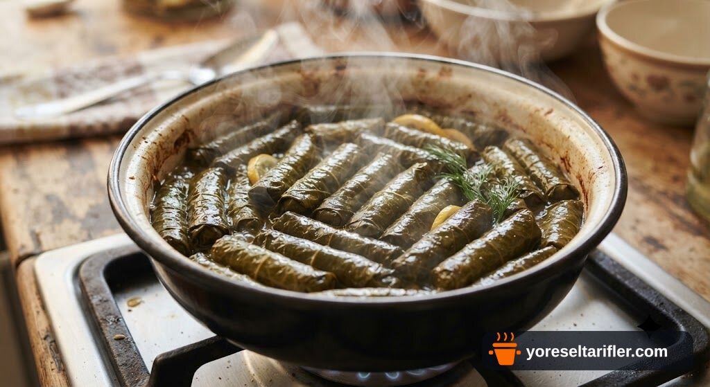 Kilis Usulü Zeytinyağlı Yaprak Sarma Tarifi — Adım 7