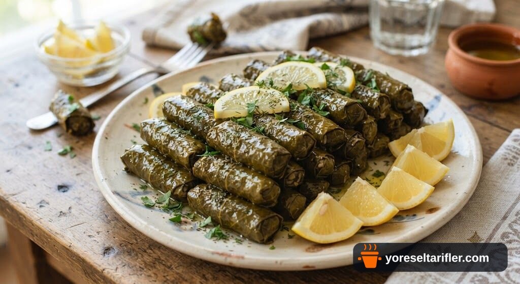 Kilis Usulü Zeytinyağlı Yaprak Sarma Tarifi — Adım 8