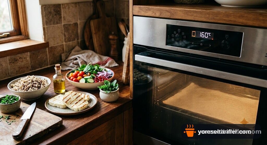 Kinoalı Hellimli Salata Tarifi — Adım 1