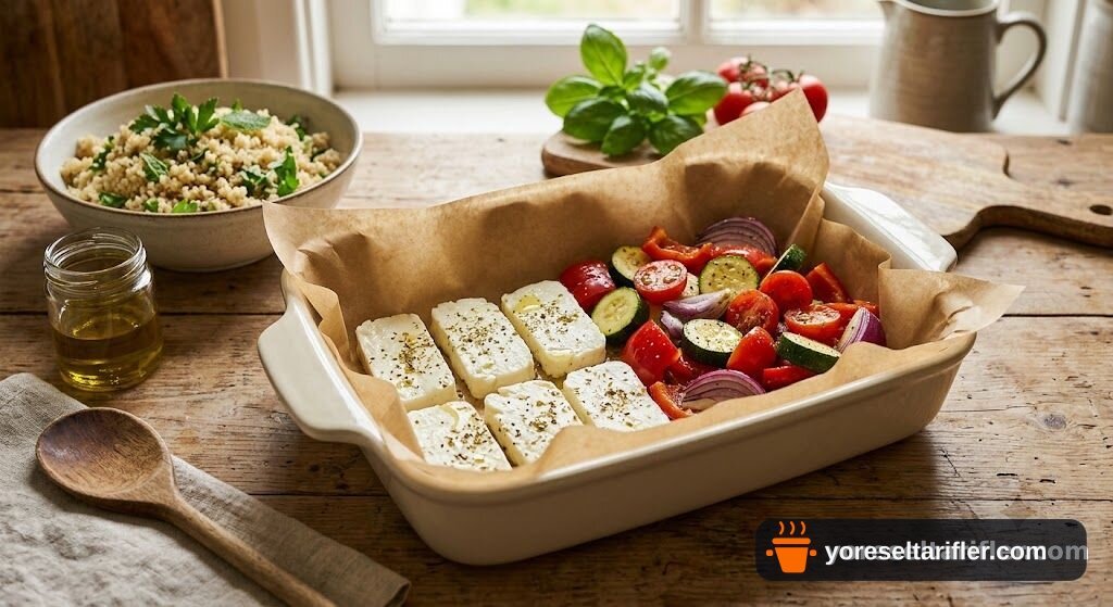 Kinoalı Hellimli Salata Tarifi — Adım 2