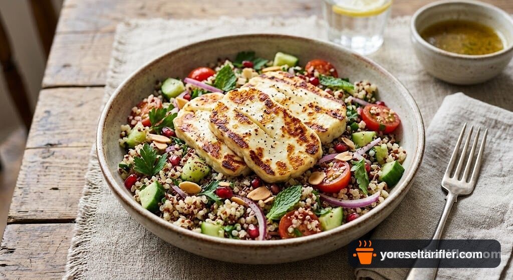 Kinoalı Hellimli Salata Tarifi — Adım 4